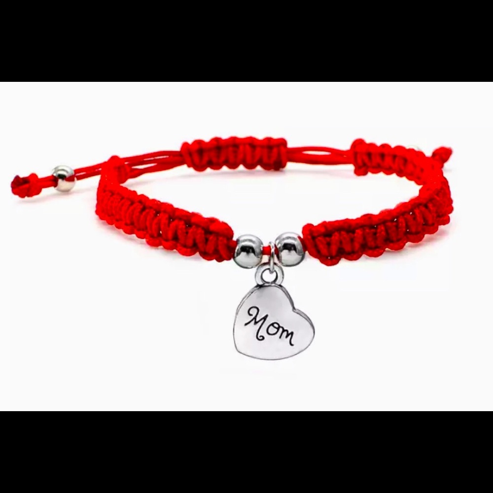 Lucky red rope bracelet